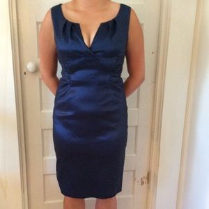 Adrianna Papell Midnight Blue Cocktail Dress
